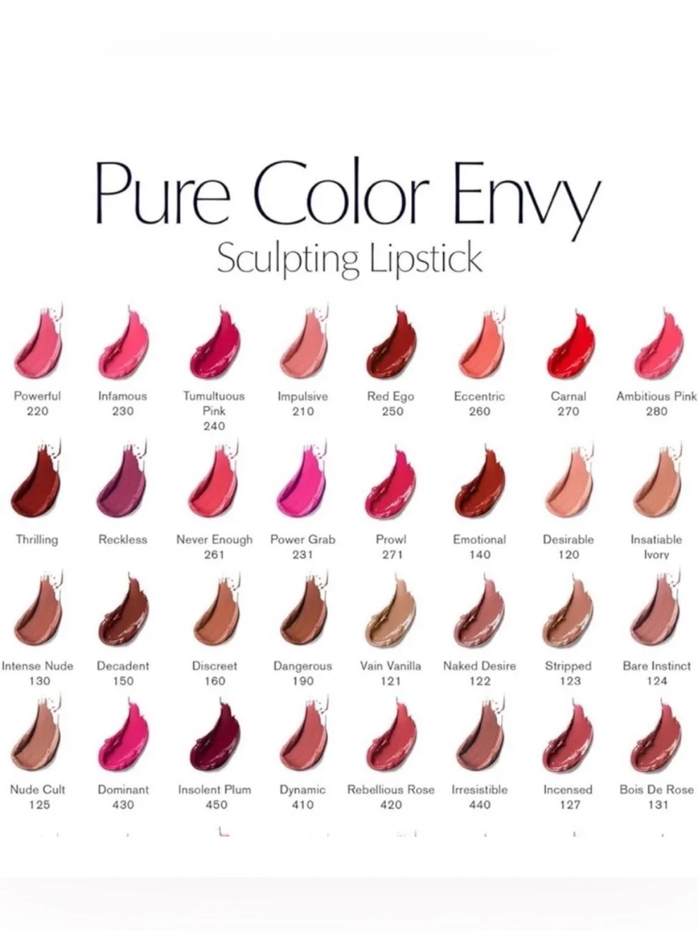 Estee Lauder Pure Color 440 Irresistible Lipstick Cream Finish & Bag Bundle Set
